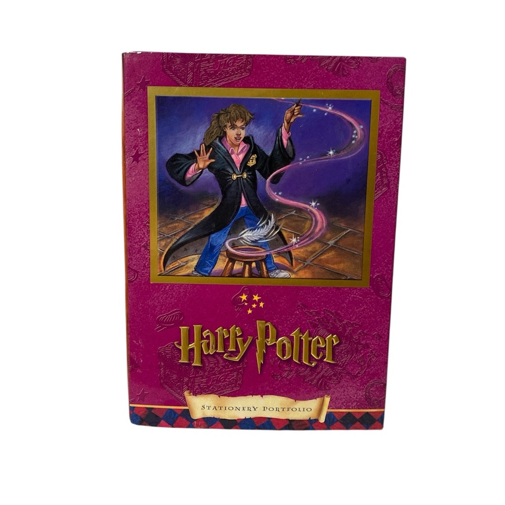 Harry Potter Stationery Portfolio Hermione Granger Set 2001 Vintage Y2K Paper